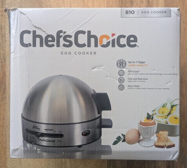 Chef’sChoice 810 Gourmet 7-Egg Cooker w/ Electronic Timer (Open Box) New