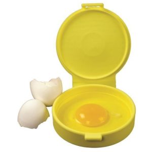 Egg Cooker, Casabella Silicone MicroEgg Cooker Round,  Microwave Egg Cooker,