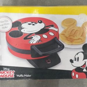 NEW Disney Mickey Mouse Waffle Maker- Model DCM-12 Fun Shape Waffle