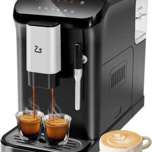 20 Bar Professional Espresso Machine Fully Automatic w/Grinder+1.5L Water Tank