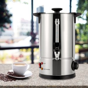 8L/2.11gal Premium Commercial Coffee Machine Large Stainless Steel Coffee Maker