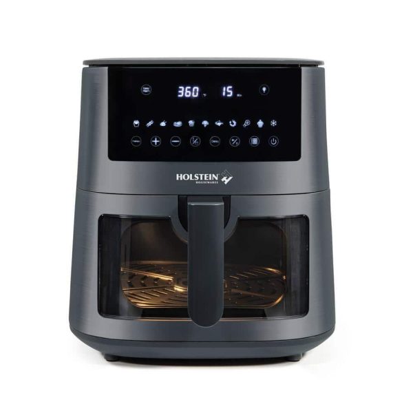 Holstein Housewares Air Fryer 7.6 qt LED Digital Display Multifunctional Black