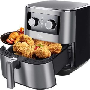 5.5L Electric Air Fryer Large Capacity Oven  Adjustable Temperature with Basket