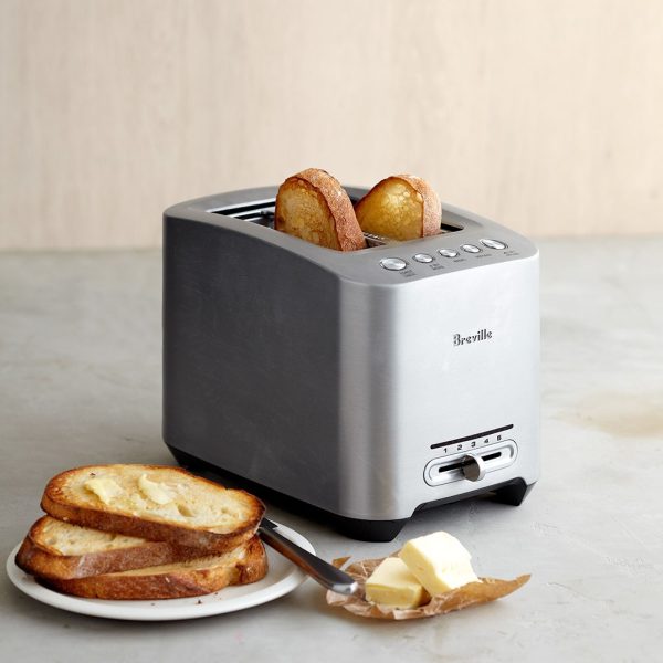 Breville Die-Cast BTA820XL 2-Slice Silver Smart Toaster – Silver