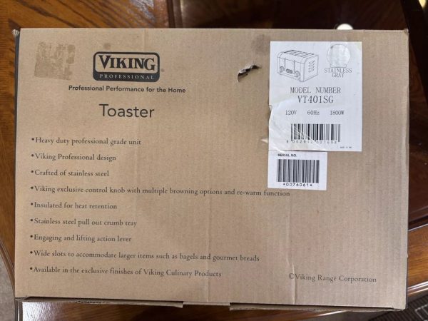 Viking Professional 4 Slice Toaster New In Box