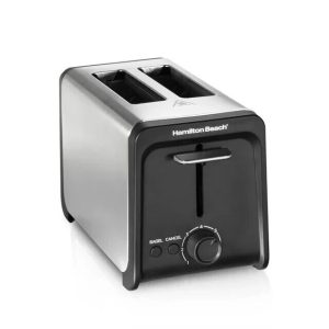 Hamilton Beach 2 Slice Toaster with Wide Slots, Bagel Function, Toast Boost, Sta