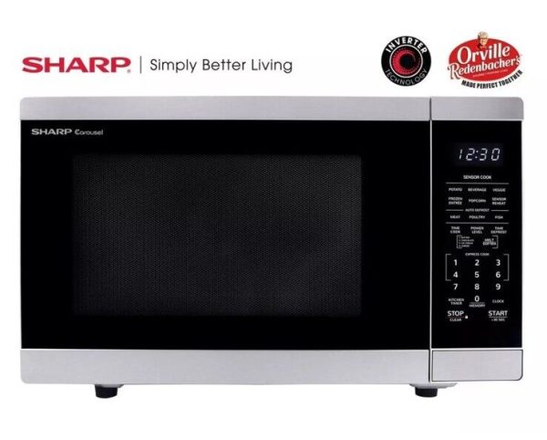 Sharp Microwave 1.4 cu. ft. 1100W Countertop Oven with Inverter Technology