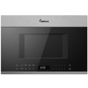 IMPECCA 1.4cubic Foot, 24″ Over-the-Range Microwave Oven, Exhaust Fan,+ Light