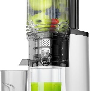 High Yield Cold Press Juicer with 5.4″ Feed Chute & 400W Power