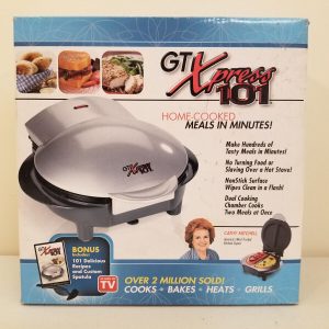 GT Xpress 101 Countertop Indoor Grill Sandwich Maker AS SEEN ON TV – BRAND NEW!