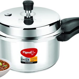 5 Quart Pressure Cooker, Small, Stainless Steel, Olla De Presion Acero Inoxidabl