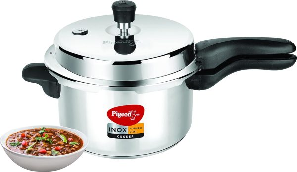 5 Quart Pressure Cooker, Small, Stainless Steel, Olla De Presion Acero Inoxidabl