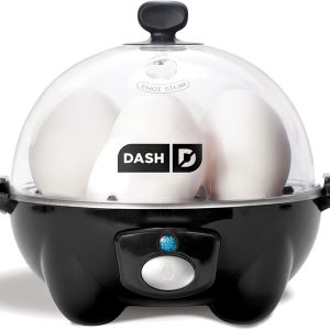 Dash Rapid Egg Cooker Electric Hard Boiled Poached Scrambled 6-Eggs, Automatic