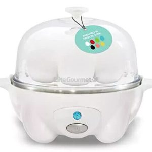 EGC-007## Rapid Egg Cooker, 7 Easy-To-Peel, Hard, Medium, Soft Boiled Eggs, P…