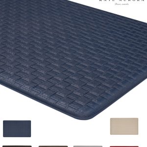 Heavy Duty Embossed Non Slip Memory Foam Kitchen Mats – Assorted Colors & Sizes