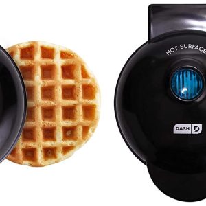 DASH Mini Waffle Maker (2 Pack) for Individual Waffles Hash Browns, Keto Chaffl