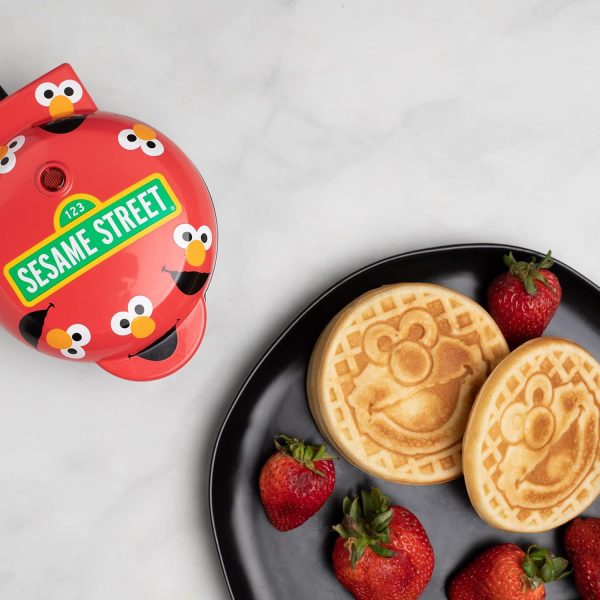 Elmo Mini Waffle Maker – Sesame Street Kitchen Appliance