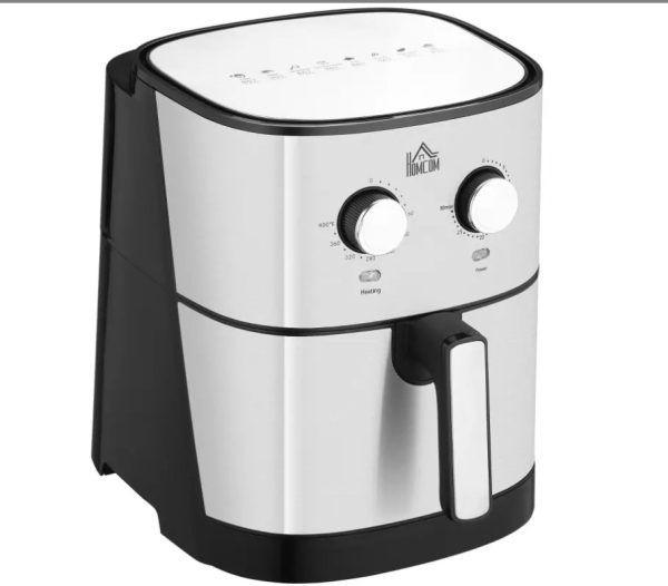 Air Fryer 1700W 6.9 Quart w/ 360° Air Circulation Timer and Nonstick Basket