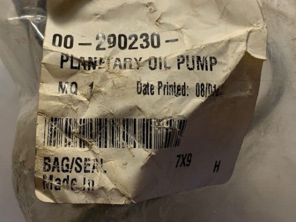 Hobart 60 80 QT Mixer Planetary Pump PN 00-290230- NIB / New in Bag Part Kitchen