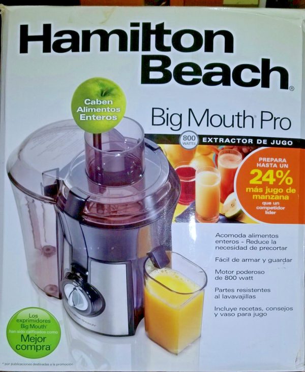 NEW in Box – Hamilton Beach Big Mouth Juicer Extractor Homemade Juice Smoothies