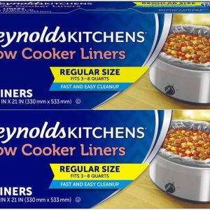 Kitchens Slow Cooker Liners, Regular (Fits 3-8 Quarts), 6 Count (Pack of 2), 12