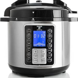 6 Qt Electric Pressure Cooker Electric Pot w/ Large LCD Display Slow Cooker