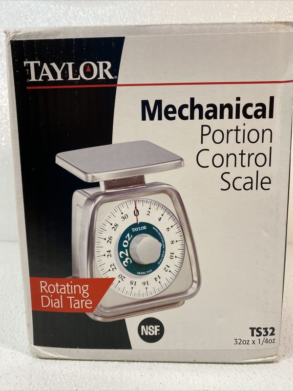 Taylor Precision Products TS32 Mechanical Portion Control Kitchen Scale, Univ…