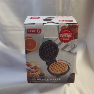 Dash DMW001WH Small Non-Stick Waffles Maker – White