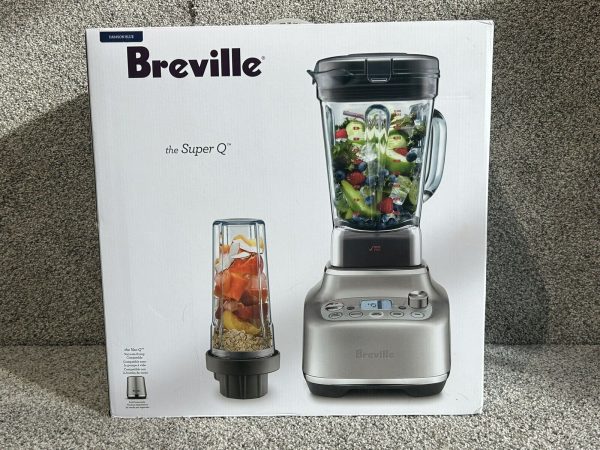 NEW Breville the Super Q BBL920DBL Damson Blue Blender