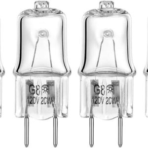 4-Pack Microwave Oven Halogen Light Bulbs for GE Samsung Kenmore Maytag 120V