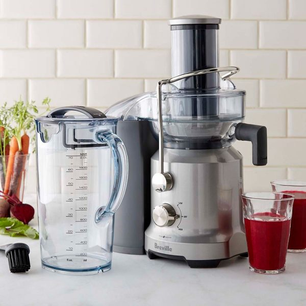 Breville Juice Fountain Cold Centrifugal Juicer – Silver (BJE430SIL)