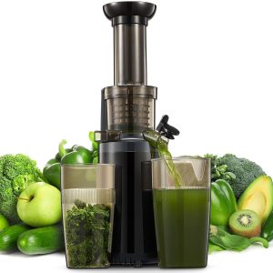 Masticating Cold Press Juicer Machines, Compact Size , BPA-Free ,Easy to Clean