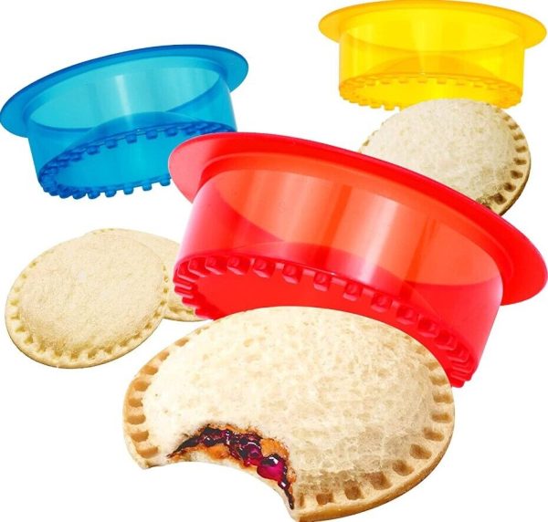 Sandwich Cutter and Sealer Pack of 5 Uncrustables Sandwich Maker for Kids New