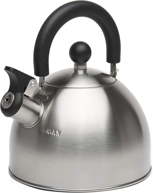 Primula Stewart Whistling Stovetop Tea Kettle Food Grade Stainless Steel, Hot Wa