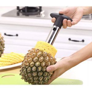 Pineapple Corer Slicer Peeler Stainless Steel for Diced Fruit Rings All in One