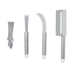 4PCS Stainless Steel Pineapple Peeler Tool Pineapple Eye Remover (4 Style)