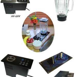 Built-in Blender: (Replaces Nutone Food Center) 1000W + Cover + 6 cup Gl Blender