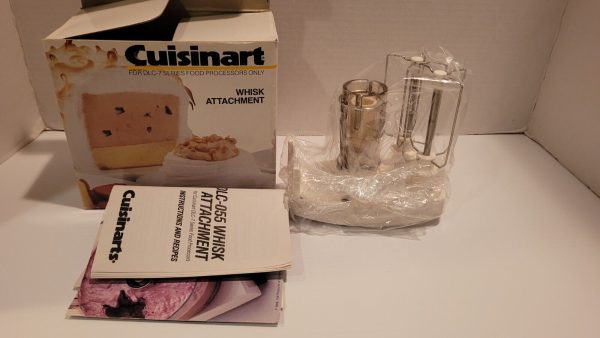 Cuisinart Whisk Attachment DLC-055 For DLC-7 Series Food Processors New Open Box