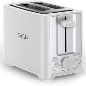 2 Slice Toaster with Auto Shut off – Extra Wide Slots & Removable Crumb Tray and