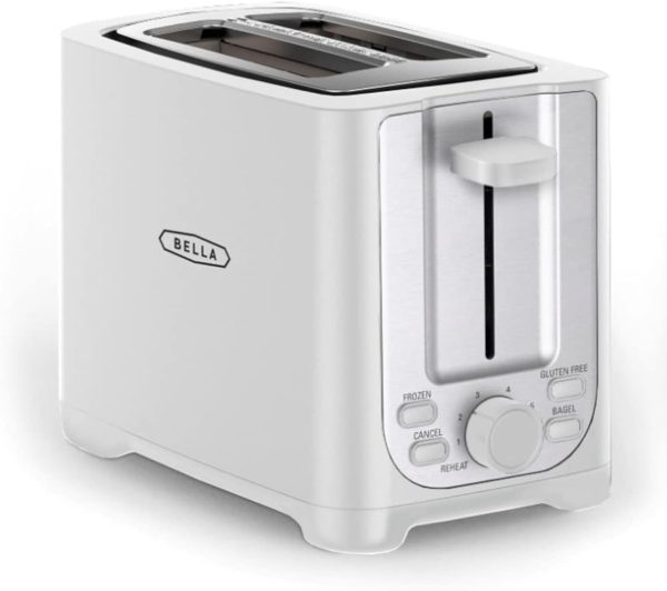 2 Slice Toaster with Auto Shut off – Extra Wide Slots & Removable Crumb Tray and