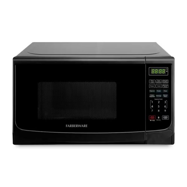 Farberware 900-Watt, 0.9 cu. ft., 19-in. Width Countertop Microwave Oven w/ Lock