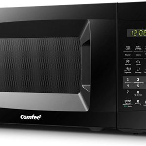 Small Profile Compact Mini Countertop/RV Size Microwave Oven 17.3″ Wide 0.7 Cu.