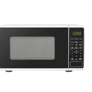 Mainstays MSF0W100072352 700W Compact Countertop Microwave Oven- White -HOT SALE