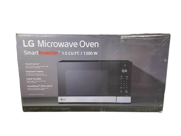 LG Microwaves MSER1590S 1.5 Cu.ftSmart Inverter Anti-bacteria 1200 Watt