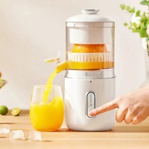 Multifunctional Wireless Electric Juicer Steel Orange Lemon Blender USB Portable