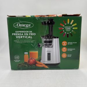 Omega JC3000SV13 Vertical Masticating Juicer, 65 RPM, 150 W, Silver