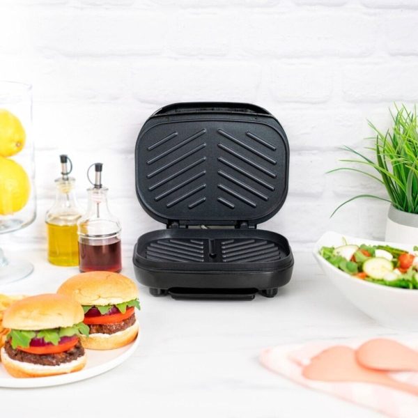 Bella Electric Grill & Panini Maker Camping Ready Kitchen Perfect New Gift Summe