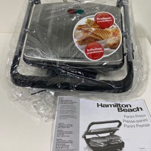 Hamilton Beach – Panini Press Electric Grill – Stainless Steel