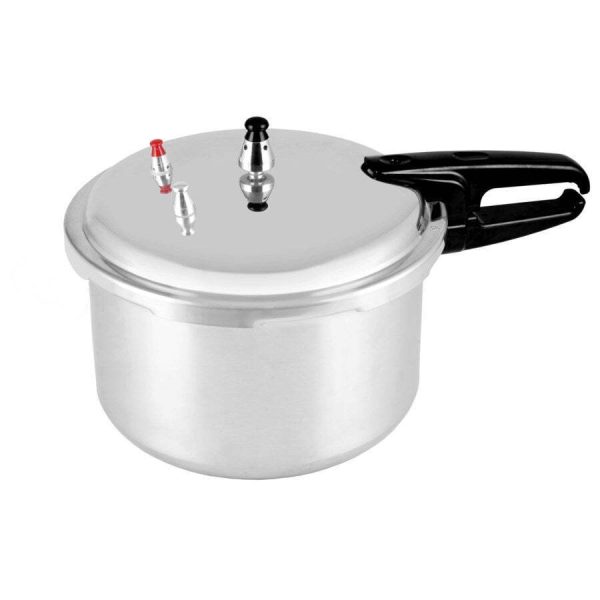 J&V Textiles Aluminum Pressure Cookers Gray Size 4 Liter