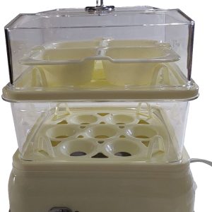 Nostalgia Classic Retro Ivory 14-Capacity Egg Cooker NCLEC14CRM6A – Open Box